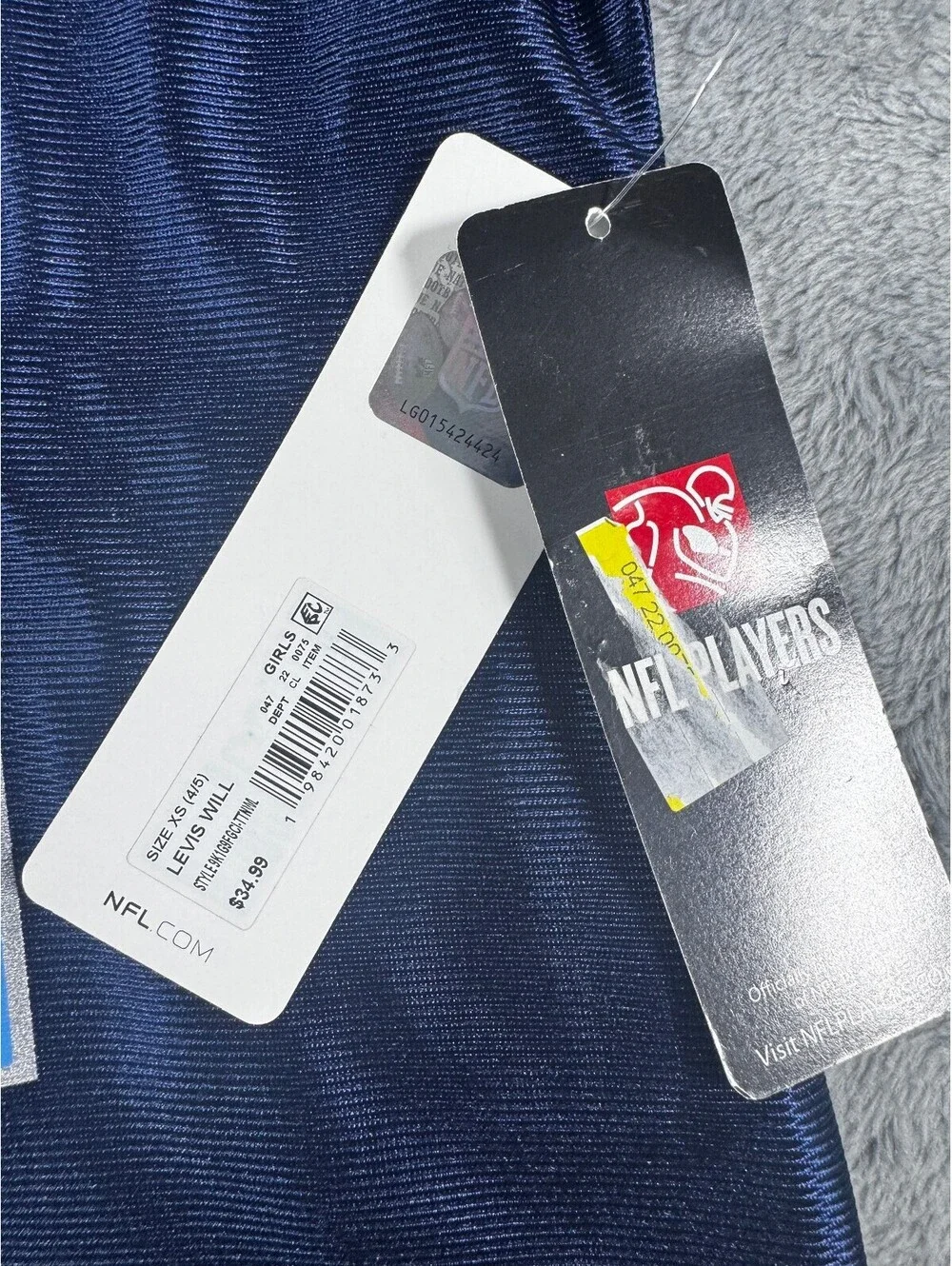 NFL Team Apparel Will Levis #8 QD Tennessee Titans TN Girls Nike Size: XS NWT